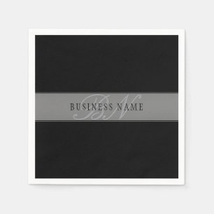 Elegante bewerkbare script zakelijke naam/andere t servet