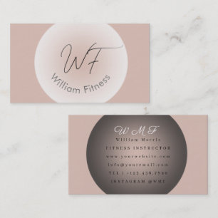 Elegante bewerkbare sjabloon met minimalistische Q Visitekaartje