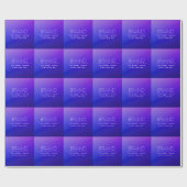 Elegante bewerkbare tekst en moderne vervagende pa cadeaupapier (Vlak)