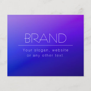Elegante bewerkbare tekst en moderne vervagende pa flyer