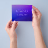 Elegante bewerkbare tekst & moderne vervagende Paa Flyer (Hand)