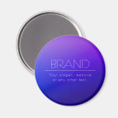 Elegante bewerkbare tekst & moderne vervagende Paa Magneet (Voorkant / Achterkant)