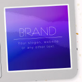 Elegante bewerkbare tekst & moderne vervagende Paa Sticker