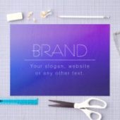 Elegante bewerkbare tekst & moderne vervagende Paa Tissuepapier (Craft)