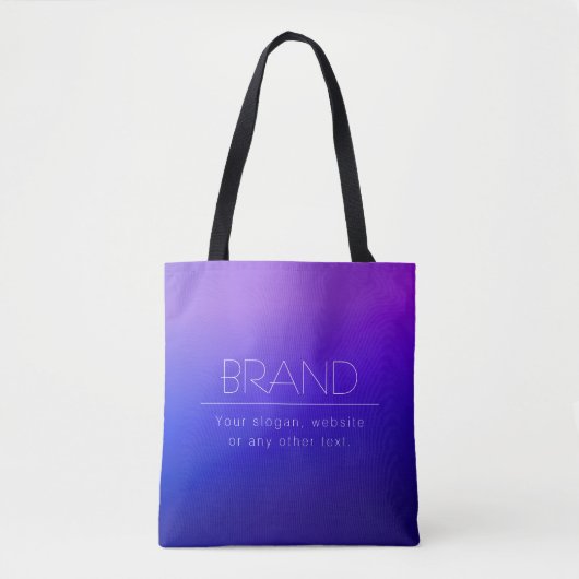 Elegante bewerkbare tekst & moderne vervagende Paa Tote Bag (Voorkant)