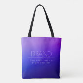 Elegante bewerkbare tekst & moderne vervagende Paa Tote Bag (Achterkant)