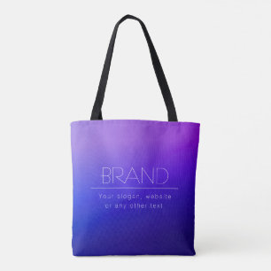 Elegante bewerkbare tekst & moderne vervagende Paa Tote Bag