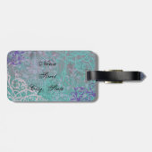 Elegante Bichon Frise Bagagelabel (Achterkant horizontaal)