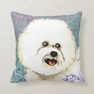 Elegante Bichon Frise Kussen