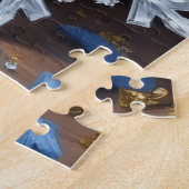 Elegante Biewer Terrier Hond Fluwelen Kerstmis Legpuzzel (Zijkant)
