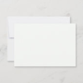 Elegante Bij & Bloemen bruiloft RSVP Kaart (Achterkant)