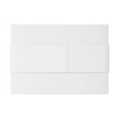 Elegante Bij & Bloemen bruiloft uitnodiging Belly Uitnodigingen Wikkel (Achterkant Voorbeeld)