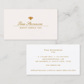 elegante bij visitekaartje (Voorkant / Achterkant)