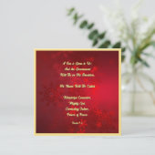 Elegante Bijbel Religieus Christelijk Kerstmis Feestdagenkaart (Staand voorkant)