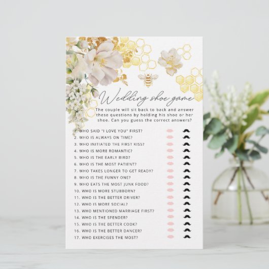 Elegante bijen honingraten Het bruiloft schoen spe (Staand voorkant)