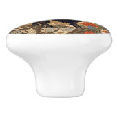 Elegante Bison William Morris Geïnspireerd Keramische Knop (Zijkant)