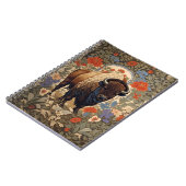 Elegante Bison William Morris Geïnspireerd Notitieboek (Linkerzijde)