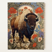 Elegante Bison William Morris Geïnspireerd Planner (Achterkant)