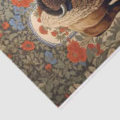 Elegante Bison William Morris Geïnspireerd Tissuepapier (Detail)