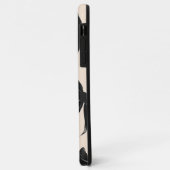 Elegante Black Bow Pattern iPhone Case (Achterkant/links)