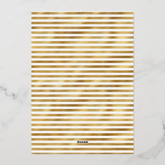 Elegante Black Bow Wildflowers Uitnodiging Goud (Achterkant)