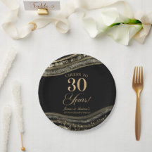 Elegante Black Gold Agaat 30e Jubileum Party