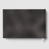 Elegante Black Gold Graduation Party Gast Gastenboek (Achterkant)