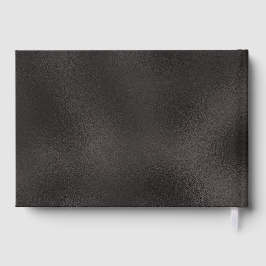 Elegante Black Gold Graduation Party Gast Gastenboek (Achterkant)