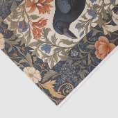 Elegante Black Raven William Morris geïnspireerd d Tissuepapier (Detail)