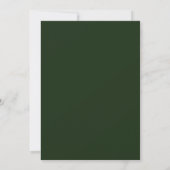 Elegante Blad Boho Aquarel Bloem Bruiloft Kaart (Achterkant)