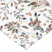 Elegante bladeren en bessen bloemig korte tafelloper (Hoek)