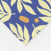 Elegante bladeren fleece deken, klein 30 "x 40" deken (Hoek)