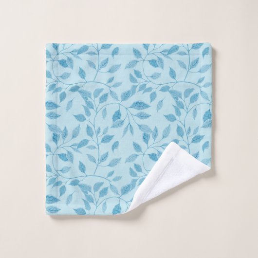 Elegante bladeren patroon papier textuur achtergro bad handdoek (Wasdoekje)