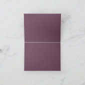 Elegante blanco gevouwen notitie Kaart (Binnen)