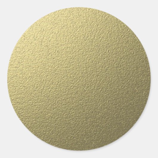 Elegante Blank Gold Glitter Seals Ronde Sticker (Voorkant)