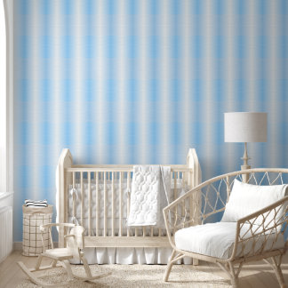 Elegante blauw behang