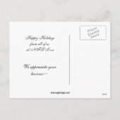 elegante blauw Corporate Greeting Briefkaarten (Achterkant)