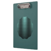 Elegante blauw-groene metallic look met zwarte spo klembord (Links)