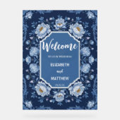 Elegante blauw-witte Chinoiserie antiek bruiloft Acryl Bord (Voorkant)