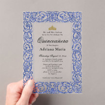 Elegante Blauwe 15e Verjaardag Quinceanera