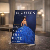 Elegante Blauwe 18e Bewaardatum