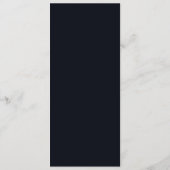 Elegante Blauwe Aquarel Menu (Achterkant)