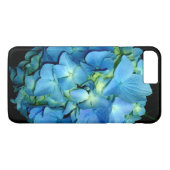 Elegante blauwe bloem Blauwe Hortensia Case-Mate iPhone Case (Achterkant (Horizontaal))