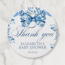 Elegante blauwe bloemen boog kalligrafie Dank u