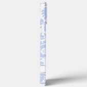 Elegante Blauwe Bloemen Botanisch Case-Mate iPhone Case (Achterkant / Rechts)