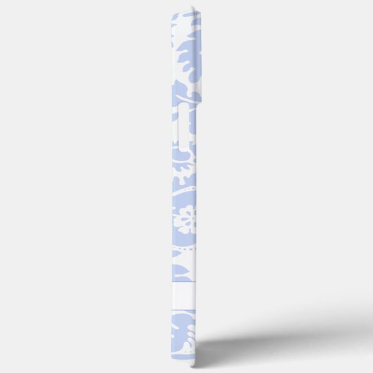 Elegante Blauwe Bloemen Botanisch Case-Mate iPhone Case (Achterkant / Rechts)