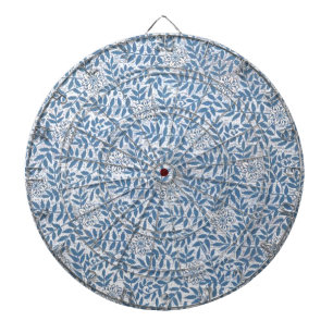 ELEGANTE BLAUWE BLOEMEN DARTBORD