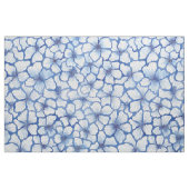 Elegante Blauwe Bloemen Stof (Fat Quarter)