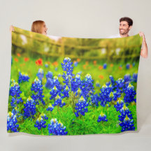 Elegante Blauwe Bloemen Texas Bluebonnets Modern