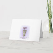 elegante blauwe bloemen van de 50ste Partij van (Achterkant)